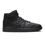 Air Jordan 1 Mid SE Black Quilted