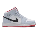 Air Jordan 1 Mid Half Blue Black White