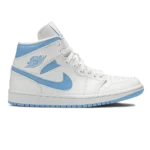 Air Jordan 1 Mid "UNC" White Carolina Blue