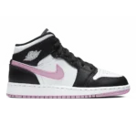 Air Jordan 1 Mid White Black Light Arctic Pink