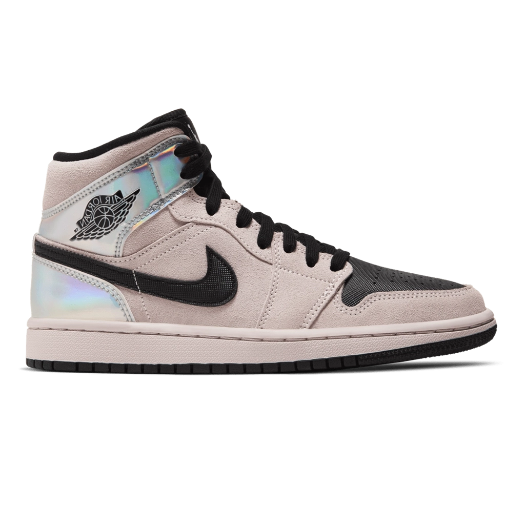 1 Air Jordan 1 Mid "Iridescent" Barely Rose Black – תמונה 1