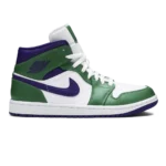Air Jordan 1 Mid SE Aloe Verde Court Purple White