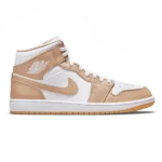 Air Jordan 1 Mid Tan White Gum