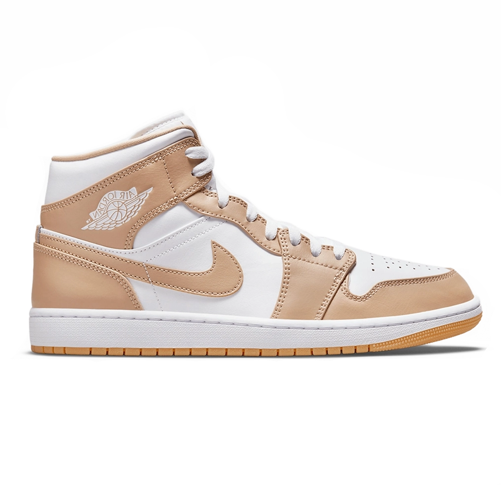 1 Air Jordan 1 Mid Tan White Gum – תמונה 1