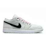 Air Jordan 1 Low Barely Green Black Light Arctic Pink