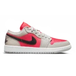 Air Jordan 1 Low Light Iron Ore Siren Red