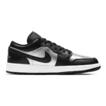 Air Jordan 1 Low SE Black Metallic Silver White