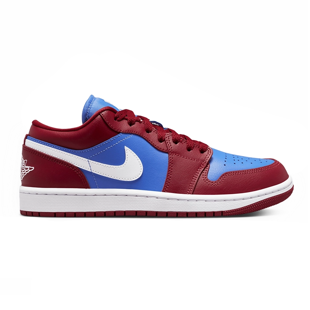 1 Air Jordan 1 Low Deep Red Blue Pomegranate – תמונה 1