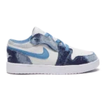 Air Jordan 1 Low Washed Denim White