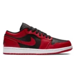 Air Jordan 1 Low "Reverse Bred" Black Gym Red