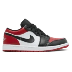 Air Jordan 1 Low "Bred Toe" Gym Red Black White