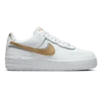 Nike Air Force 1 Shadow White Metallic Gold