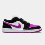 Air Jordan 1 Low Black Cactus Flower White