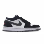 Air Jordan 1 Low Black Infrared White Wolf Grey