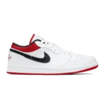 Air Jordan 1 Low White University Red Black