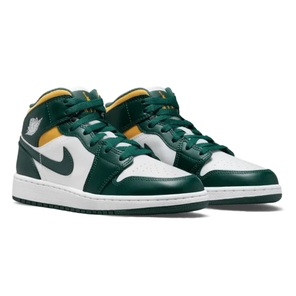 ⁦Air Jordan 1 Mid Sonics Noble Green⁩ – תמונה ⁦2⁩