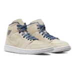 ⁦Air Jordan 1 Mid SE Summit White Midnight Navy⁩ – תמונה ⁦2⁩