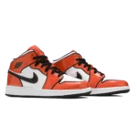 ⁦Air Jordan 1 Mid SE Turf Orange Black White⁩ – תמונה ⁦2⁩