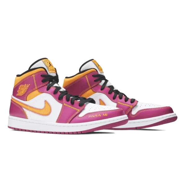 ⁦Air Jordan 1 Mid Día de Muertos⁩ – תמונה ⁦2⁩