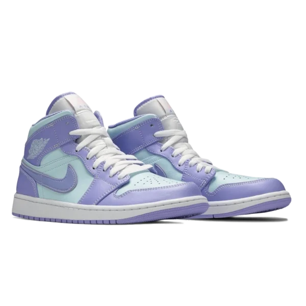 ⁦Air Jordan 1 Mid Purple Pulse Arctic Punch Glacier Blue⁩ – תמונה ⁦2⁩