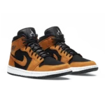⁦Air Jordan 1 Mid SE Desert Ochre Black⁩ – תמונה ⁦2⁩