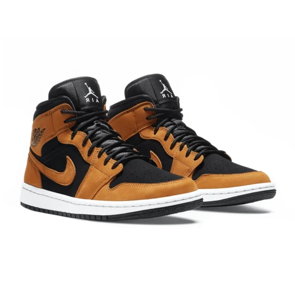 ⁦Air Jordan 1 Mid SE Desert Ochre Black⁩ – תמונה ⁦2⁩