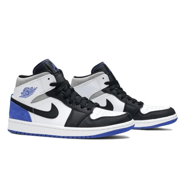 ⁦Air Jordan 1 Mid SE Royal Black Toe⁩ – תמונה ⁦2⁩