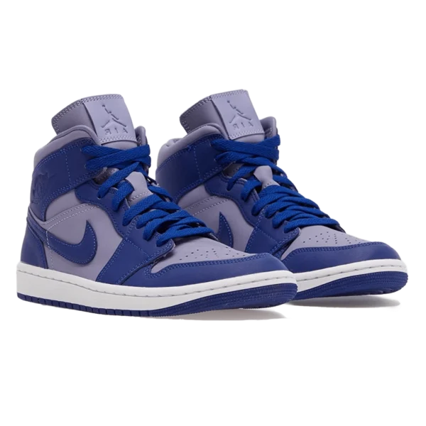 ⁦Air Jordan 1 Mid SE Iron Purple Deep Royal⁩ – תמונה ⁦2⁩