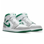 ⁦Air Jordan 1 Mid Grey Green⁩ – תמונה ⁦2⁩