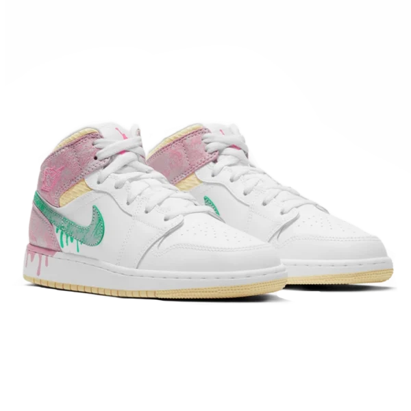 ⁦Air Jordan 1 Mid Ice Cream⁩ – תמונה ⁦2⁩