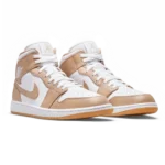 ⁦Air Jordan 1 Mid Tan White Gum⁩ – תמונה ⁦2⁩