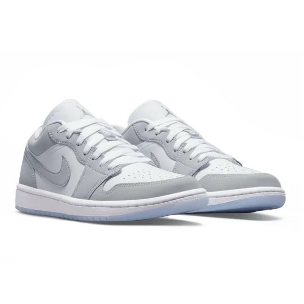 ⁦Air Jordan 1 Low White Wolf Grey⁩ – תמונה ⁦2⁩