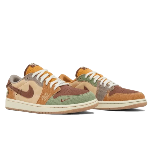 ⁦Air Jordan 1 Retro Low x Zion Williamson "Voodoo"⁩ – תמונה ⁦2⁩