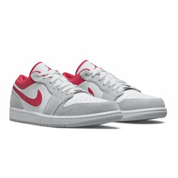 ⁦Air Jordan 1 Low Se Light Smoke Grey Gym Red⁩ – תמונה ⁦2⁩
