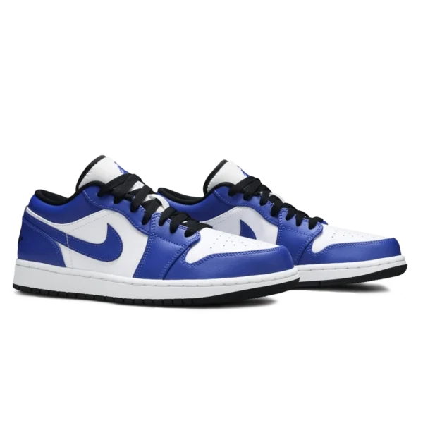 ⁦Air Jordan 1 Low "Game Royal" White Game Royal Black⁩ – תמונה ⁦2⁩