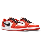 ⁦Air Jordan 1 Low OG Starfish White Black⁩ – תמונה ⁦2⁩