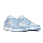 ⁦Air Jordan 1 Low Football Grey Aluminium⁩ – תמונה ⁦2⁩