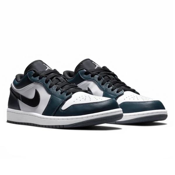⁦Air Jordan 1 Low Armory Navy White Black⁩ – תמונה ⁦2⁩