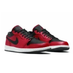 ⁦Air Jordan 1 Low "Reverse Bred" Gym Red Black White⁩ – תמונה ⁦2⁩
