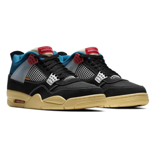 ⁦Air Jordan 4 Retro x Union LA "Off Noir"⁩ – תמונה ⁦2⁩