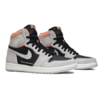 ⁦Air Jordan 1 Retro High OG Neutral Grey Hyper Crimson⁩ – תמונה ⁦2⁩