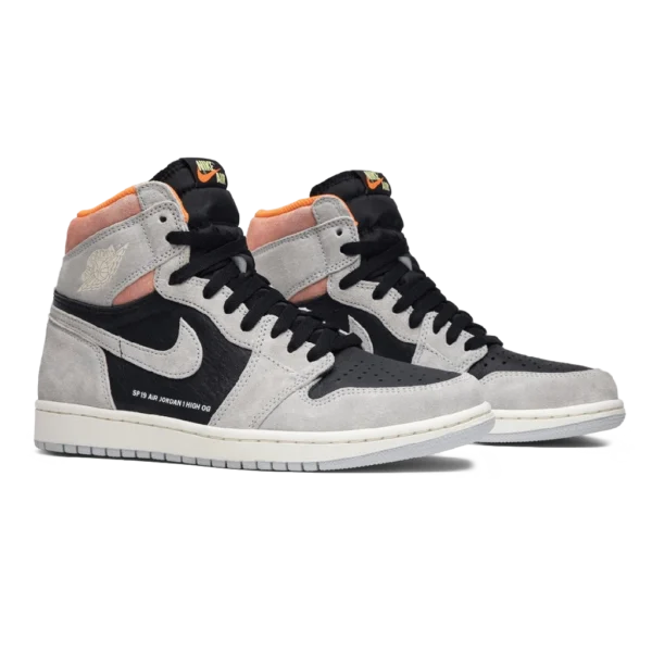 ⁦Air Jordan 1 Retro High OG Neutral Grey Hyper Crimson⁩ – תמונה ⁦2⁩