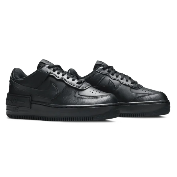 ⁦Nike Air Force 1 Shadow Triple Black⁩ – תמונה ⁦2⁩