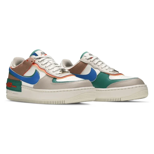 ⁦Nike Air Force 1 Shadow Sail Signal Blue Green⁩ – תמונה ⁦2⁩