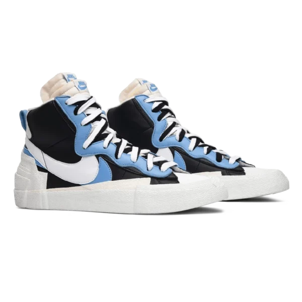⁦Nike Blazer Mid x Sacai Black Blue⁩ – תמונה ⁦2⁩