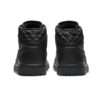 ⁦Air Jordan 1 Mid SE Black Quilted⁩ – תמונה ⁦3⁩