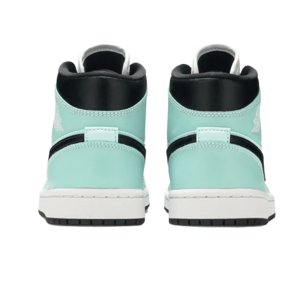 ⁦Air Jordan 1 Mid Aqua Black⁩ – תמונה ⁦3⁩