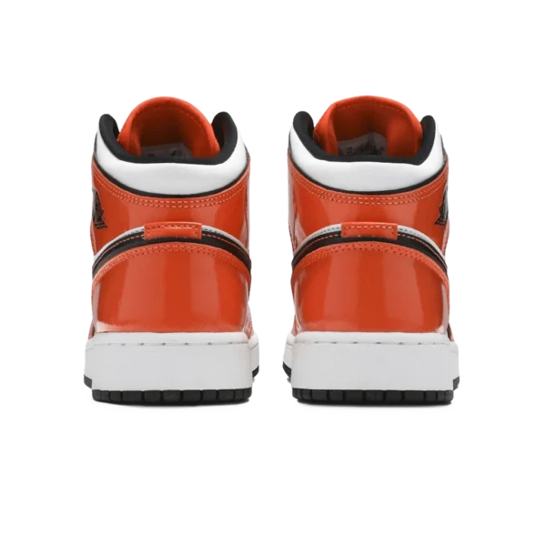 ⁦Air Jordan 1 Mid SE Turf Orange Black White⁩ – תמונה ⁦3⁩