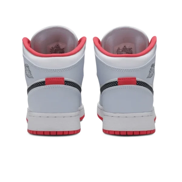 ⁦Air Jordan 1 Mid Half Blue Black White⁩ – תמונה ⁦3⁩