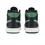 ⁦Air Jordan 1 Mid Pine Green White Black⁩ – תמונה ⁦3⁩